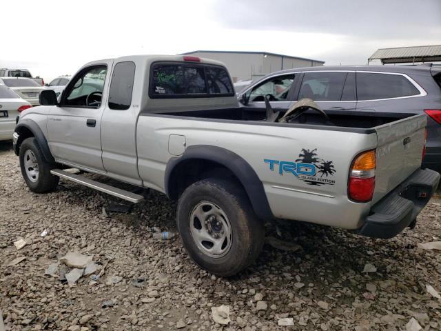 5TESN92N72Z086269 - 2002 TOYOTA TACOMA XTRACAB PRERUNNER ვერცხლისფერი ფოტო 2
