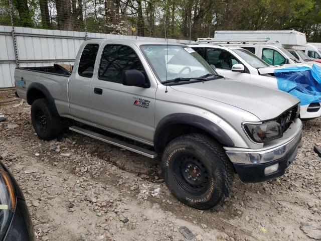 5TESN92N72Z086269 - 2002 TOYOTA TACOMA XTRACAB PRERUNNER ვერცხლისფერი ფოტო 4
