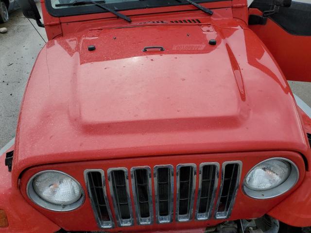 1J4FY29P8VP408950 - 1997 JEEP WRANGLER / SE RED photo 11