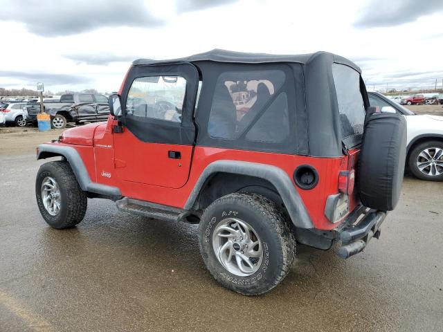 1J4FY29P8VP408950 - 1997 JEEP WRANGLER / SE RED photo 2