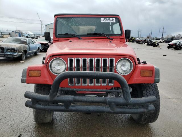 1J4FY29P8VP408950 - 1997 JEEP WRANGLER / SE RED photo 5