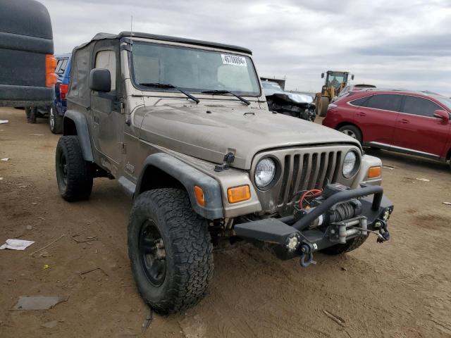 1J4FA29124P788284 - 2004 JEEP WRANGLER / SE TAN photo 4