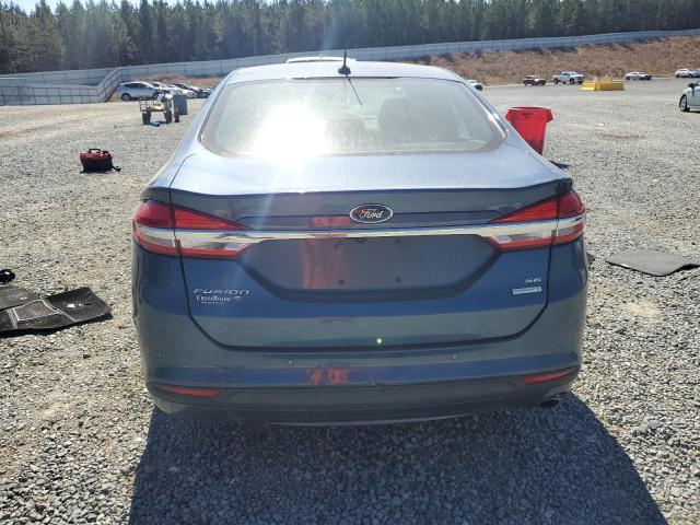 3FA6P0HD5JR238012 - 2018 FORD FUSION SE BLUE photo 6