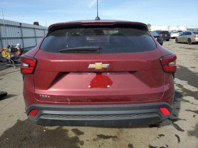 KL77LFE27RC050759 - 2024 CHEVROLET TRAX LS RED photo 6
