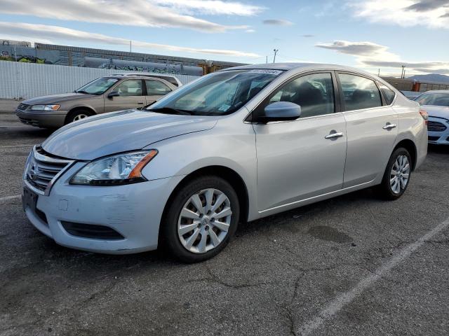 3N1AB7AP0DL708053 - 2013 NISSAN SENTRA S SILVER photo 1