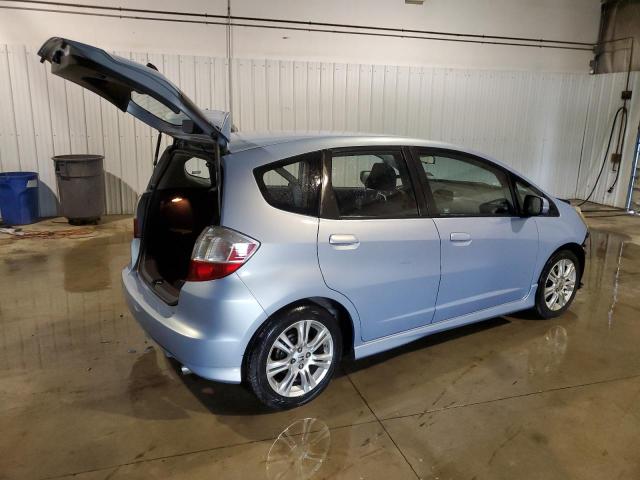 JHMGE88429S010115 - 2009 HONDA FIT SPORT BLUE photo 3