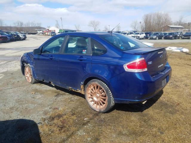 1FAHP36N99W175012 - 2009 FORD FOCUS SES BLUE photo 2