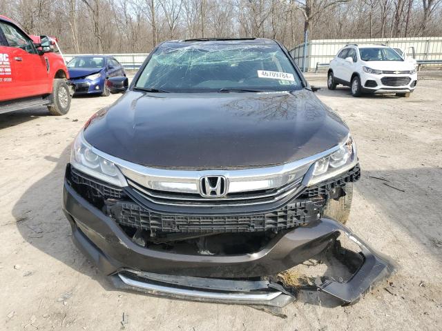 1HGCR2F82GA016802 - 2016 HONDA ACCORD EXL BROWN photo 5