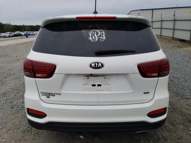 5XYPG4A37LG677698 - 2020 KIA SORENTO L WHITE photo 6