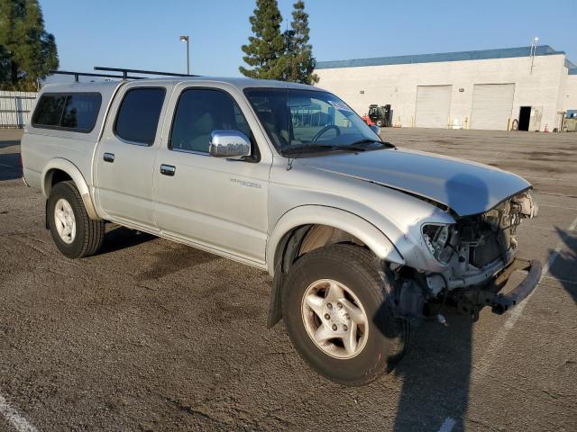 5TEGN92N81Z800818 - 2001 TOYOTA TACOMA DOUBLE CAB PRERUNNER SILVER photo 4