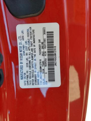 JNKCV64E48M127618 - 2008 INFINITI G37 BASE RED photo 12