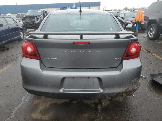 1C3CDZEG9CN211723 - 2012 DODGE AVENGER SXT GRAY photo 6