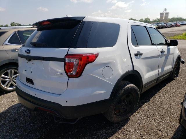 1FM5K8AR0HGD92438 - 2017 FORD EXPLORER POLICE INTERCEPTOR WHITE photo 3