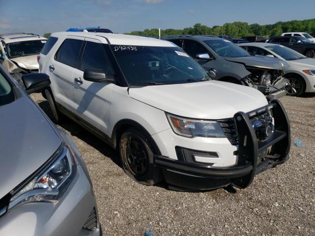 1FM5K8AR0HGD92438 - 2017 FORD EXPLORER POLICE INTERCEPTOR WHITE photo 4