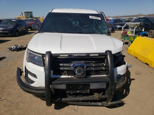 1FM5K8AR0HGD92438 - 2017 FORD EXPLORER POLICE INTERCEPTOR WHITE photo 5