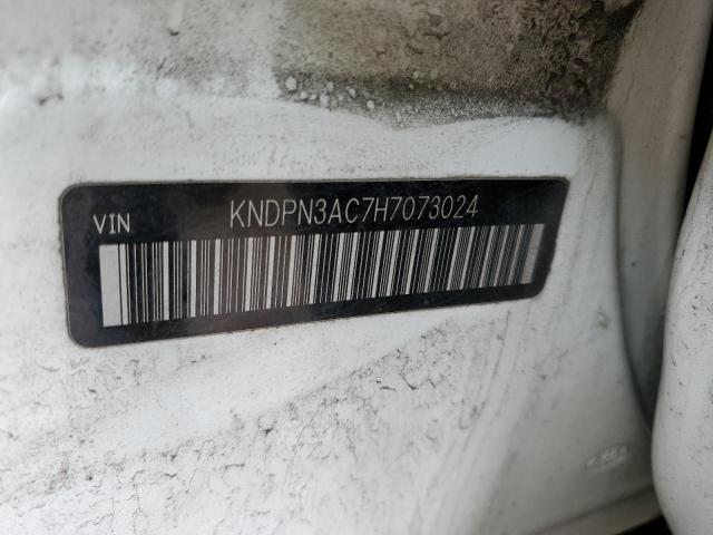 KNDPN3AC7H7073024 - 2017 KIA SPORTAGE EX WHITE photo 13