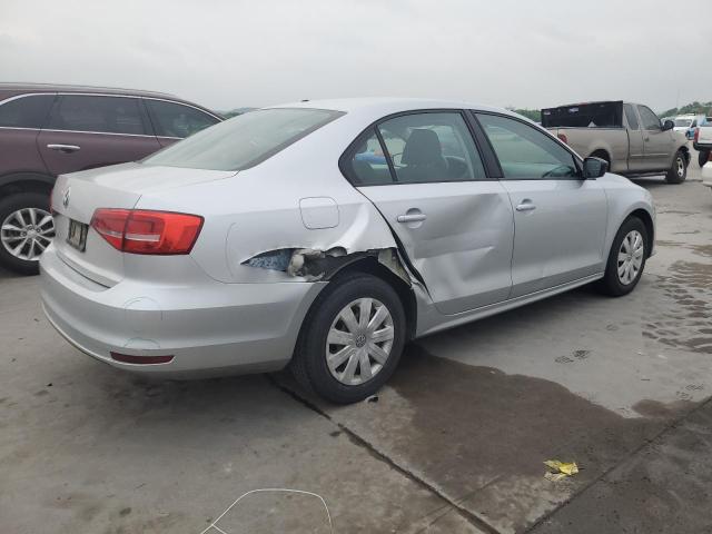 3VW2K7AJ0FM274630 - 2015 VOLKSWAGEN JETTA BASE 银色 照片 3
