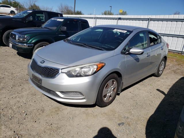 KNAFK4A69F5311806 - 2015 KIA FORTE LX SILVER photo 1