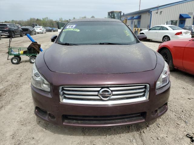 1N4AA5AP2EC457849 - 2014 NISSAN MAXIMA S MAROON photo 5