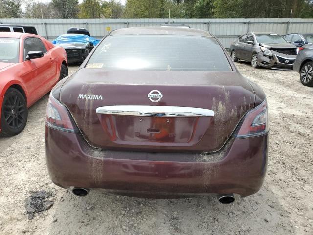 1N4AA5AP2EC457849 - 2014 NISSAN MAXIMA S MAROON photo 6