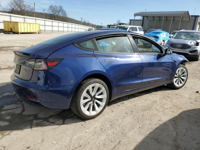 5YJ3E1EA6PF450771 - 2023 TESLA MODEL 3 BLUE photo 3