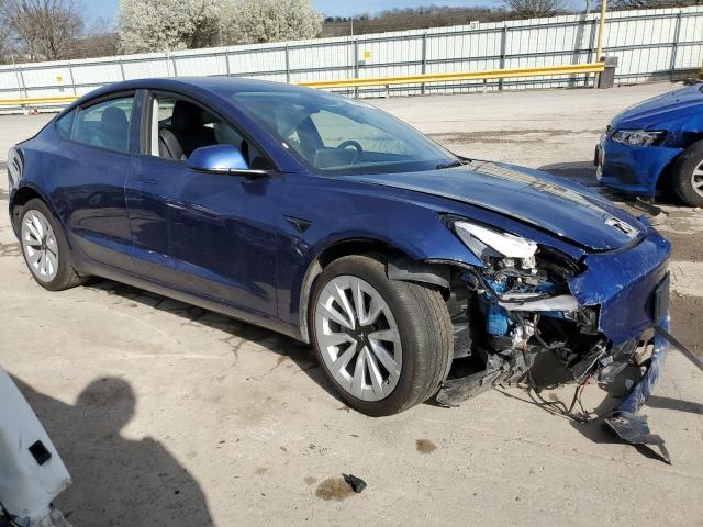 5YJ3E1EA6PF450771 - 2023 TESLA MODEL 3 BLUE photo 4