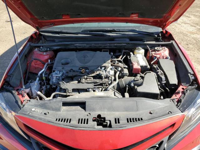 4T1G11BK1RU121959 - 2024 TOYOTA CAMRY SE NIGHT SHADE RED photo 11