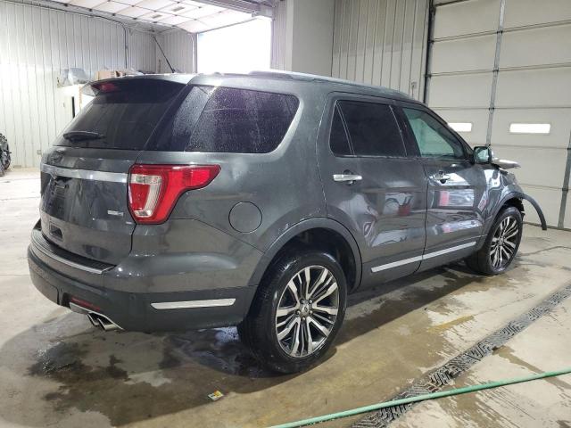 1FM5K8HT6KGA73392 - 2019 FORD EXPLORER PLATINUM CHARCOAL photo 3