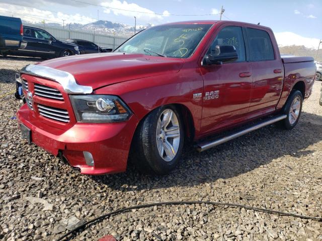 1C6RR7MTXES183646 - 2014 RAM 1500 SPORT BURGUNDY photo 1