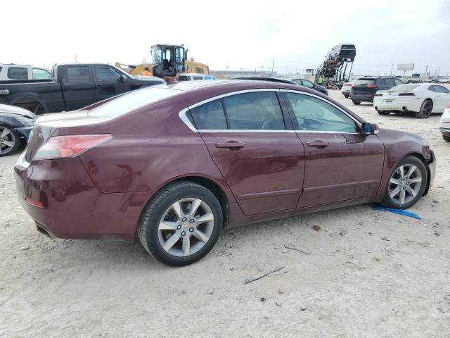 19UUA8F21CA034129 - 2012 ACURA TL BURGUNDY photo 3