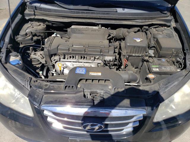 KMHDU4AD7AU189041 - 2010 HYUNDAI ELANTRA BLUE BLACK photo 11