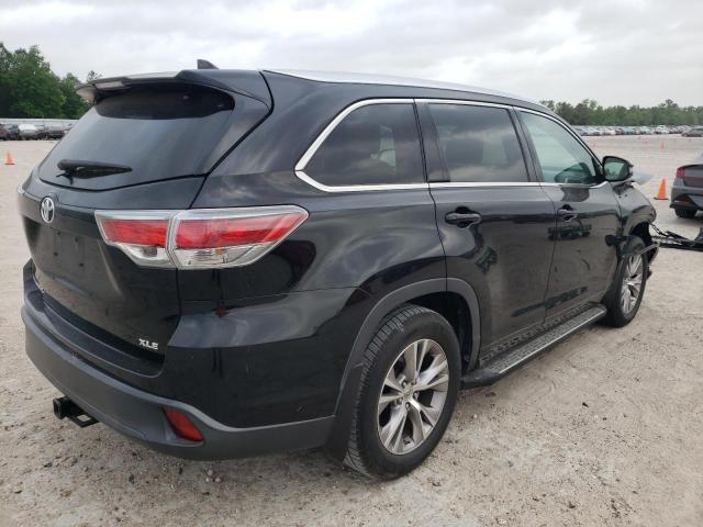 5TDKKRFH8FS095983 - 2015 TOYOTA HIGHLANDER XLE Qara foto 3