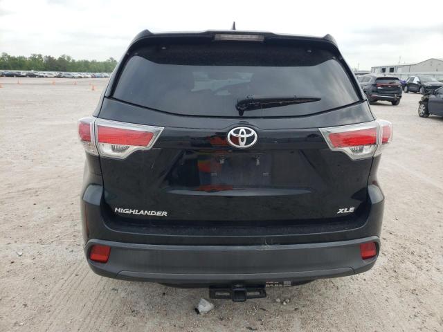 5TDKKRFH8FS095983 - 2015 TOYOTA HIGHLANDER XLE Qara foto 6