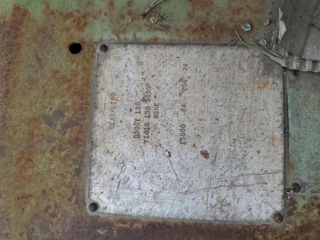 Y10151003650 - 1960 CLARK FORKLIFT FORKLIFT Yaşıl foto 10