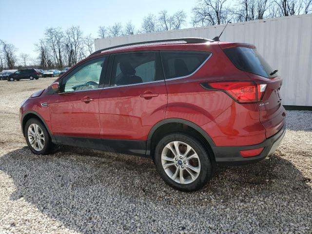 1FMCU9HD2KUB99654 - 2019 FORD ESCAPE SEL RED photo 2