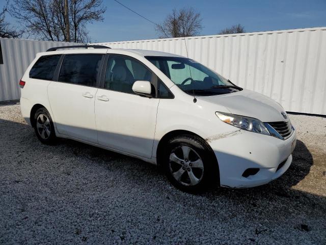 5TDKK3DC3ES431056 - 2014 TOYOTA SIENNA LE WHITE photo 4