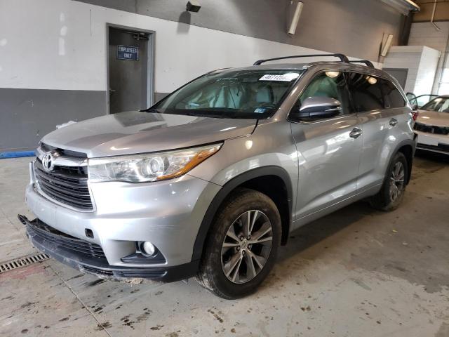 5TDJKRFH0FS185897 - 2015 TOYOTA HIGHLANDER XLE SILVER photo 1