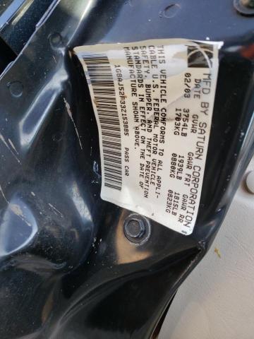 1G8AJ52F33Z153885 - 2003 SATURN ION LEVEL 2 黑色 照片 12