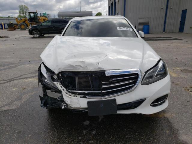 WDDHF8JB8EB007635 - 2014 MERCEDES-BENZ E 350 4MATIC WHITE photo 5