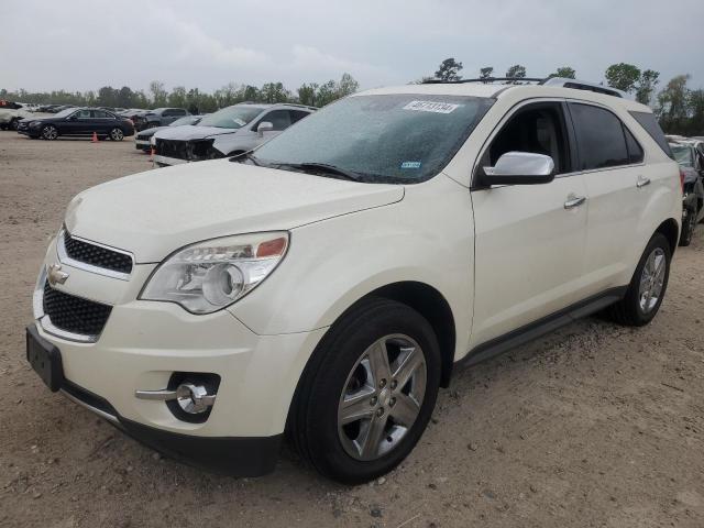 1GNALDEKXEZ107158 - 2014 CHEVROLET EQUINOX LTZ BEIGE photo 1