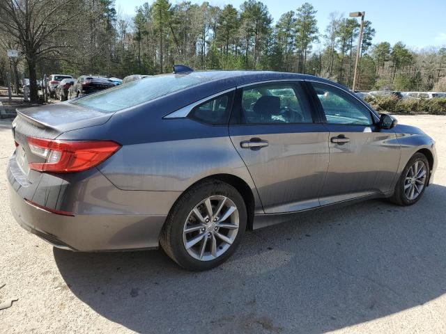 1HGCV1F11MA063257 - 2021 HONDA ACCORD LX GRAY photo 3