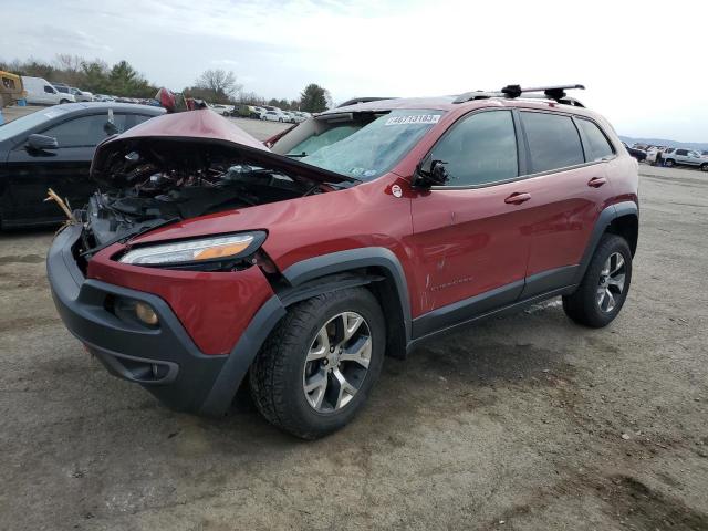 1C4PJMBS7EW243455 - 2014 JEEP CHEROKEE TRAILHAWK 红色 照片 1