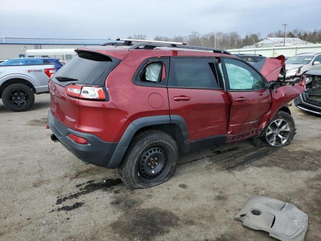 1C4PJMBS7EW243455 - 2014 JEEP CHEROKEE TRAILHAWK 红色 照片 3