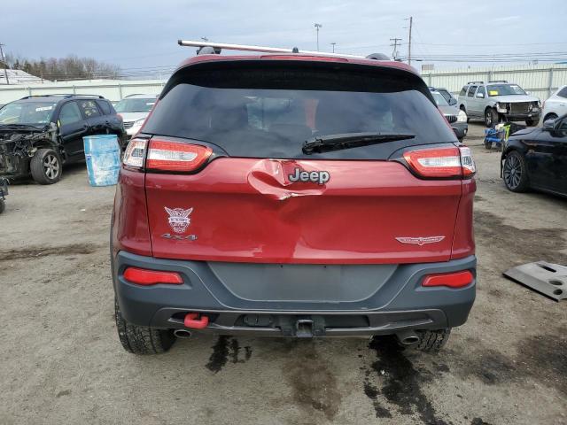 1C4PJMBS7EW243455 - 2014 JEEP CHEROKEE TRAILHAWK 红色 照片 6