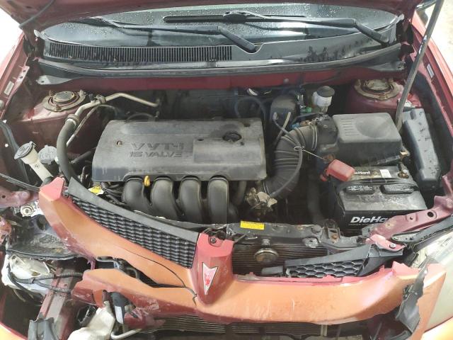 5Y2SL62844Z465890 - 2004 PONTIAC VIBE RED photo 11