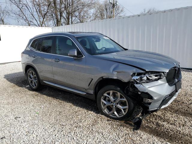 5UX53DP02R9V05894 - 2024 BMW X3 XDRIVE30I GRAY photo 4