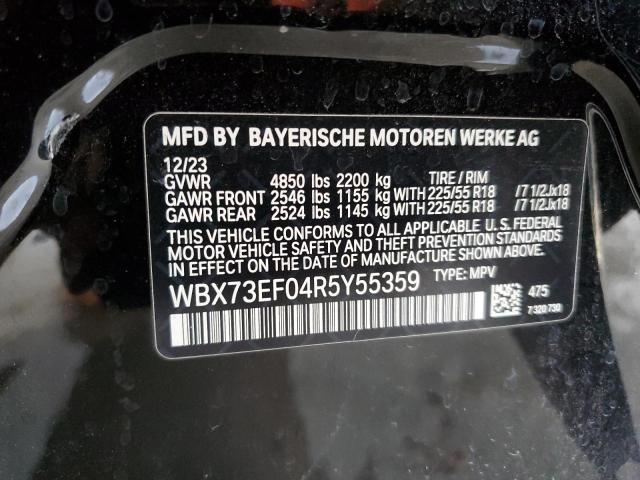 WBX73EF04R5Y55359 - 2024 BMW X1 XDRIVE28I BLACK photo 13