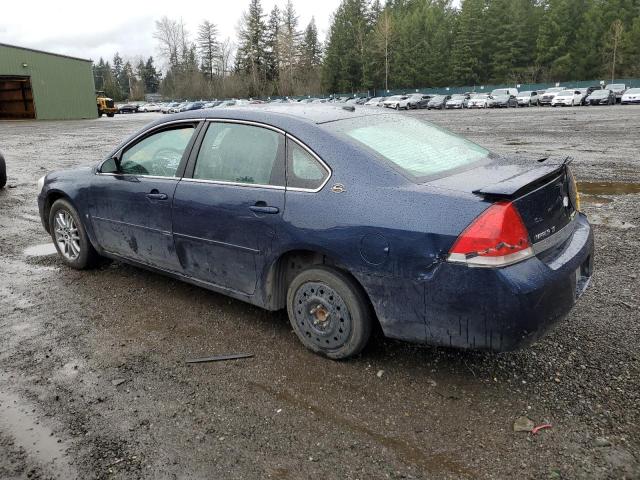 2G1WT58K281375692 - 2008 CHEVROLET IMPALA LT BLUE photo 2