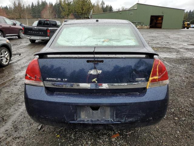 2G1WT58K281375692 - 2008 CHEVROLET IMPALA LT BLUE photo 6