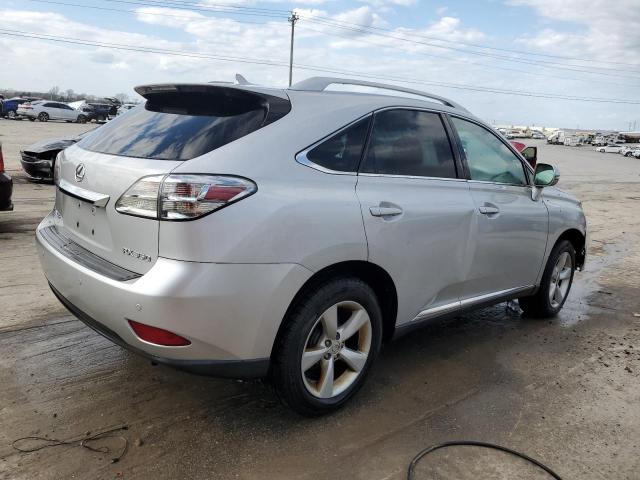 2T2BK1BA6AC013742 - 2010 LEXUS RX 350 SILVER photo 3